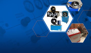 Hydraulic & industrial equipment A wide range of equipment and machinery for all your hose and piping assembly and testing needs. 
