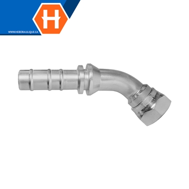 Raccord 2pcs THP 45° fem. BSPP tournant