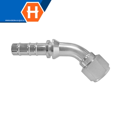 Raccord 2pcs THP 45° fem. JIC tournant