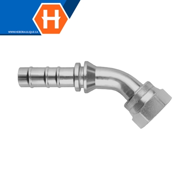 Raccord 2pcs THP 45° fem. ORFS tournant