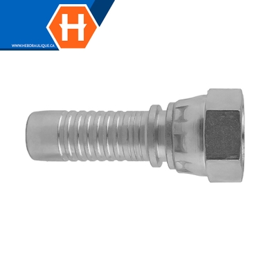 Raccord 2pcs fem. BSPP face plat (HIAB) tournant