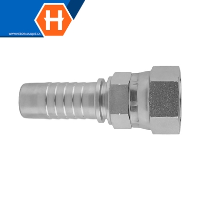 Raccord 2pcs fem. SAE 45° « flare » tournant