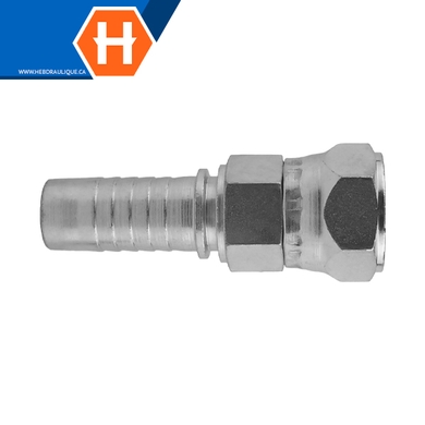 Raccord 2pcs fem. JIC tournant (double hex)