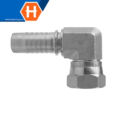 Raccord 2pcs 90° (compact) fem. BSPP tournant
