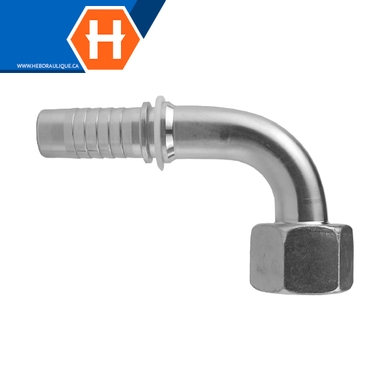 Fem. ORFS swivel elbow 90° (compact) 2pcs fitting