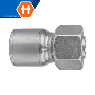 Raccord 1pc fem. métrique DIN S tournant