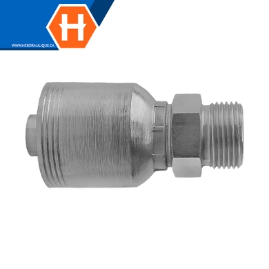 Raccord 1pc mâle ORFS
