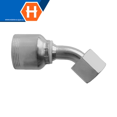 Raccord 1pc 45° fem. ORFS tournant