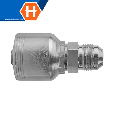 Raccord 1pc mâle JIC