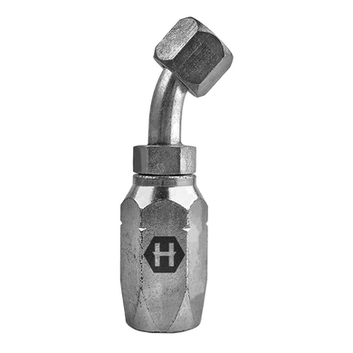 Fem. JIC swivel elbow 45° reusable 100R1AT fitting
