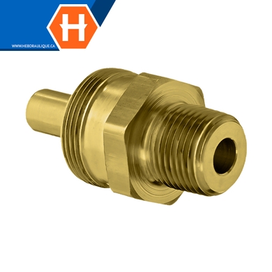 Insert en laiton frein à air DOT 338B - tube x M.NPT