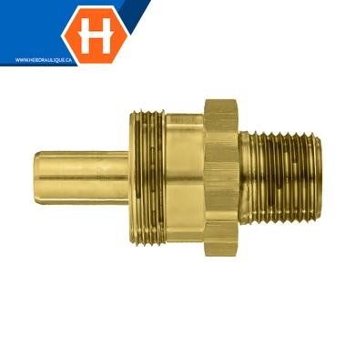 Insert en laiton frein à air DOT 338B - tube x M.NPT
