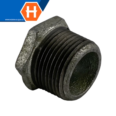 Réducteur hex #150 - acier galvanisé - M.NPT x F.NPT