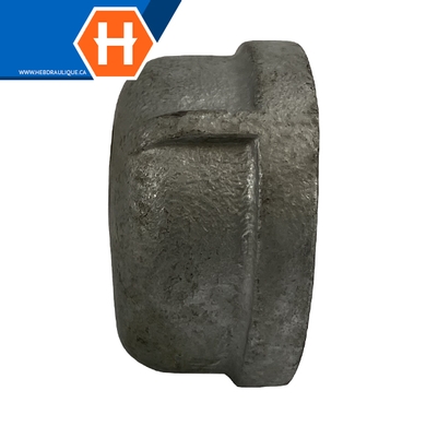 Galvanized steel pipe #150 cap - F.NPT