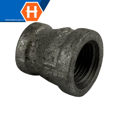 Galvanized steel pipe #150 reducing coupling - F.NPT