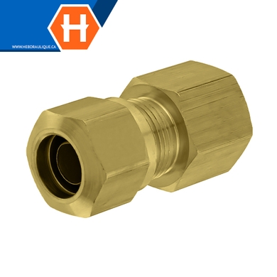 Brass air brake 14XX connector - tube x F.NPT