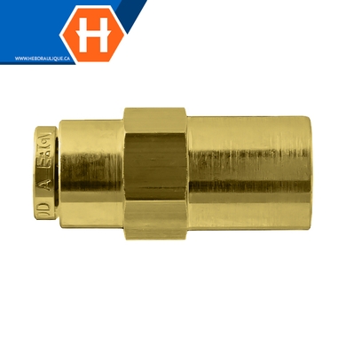 Brass air brake 18XX connector - tube x F.NPT