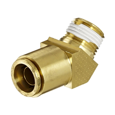 Adapt. 45° laiton - 18XX - tube x M.NPT