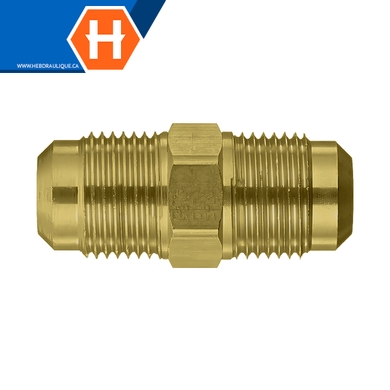 Adaptateur union laiton - M.SAE évasé 45°
