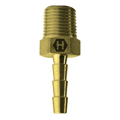 Raccord cannelé en laiton mâle NPT