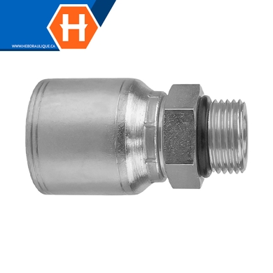 Raccord 1pc mâle SAE ORB