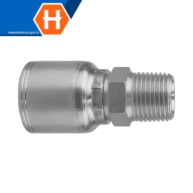 Raccord 1pc mâle BSPT cônique