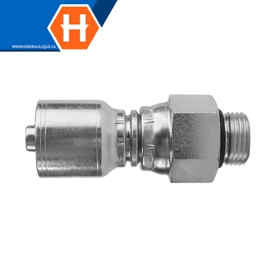 Raccord 1pc mâle SAE ORB tournant