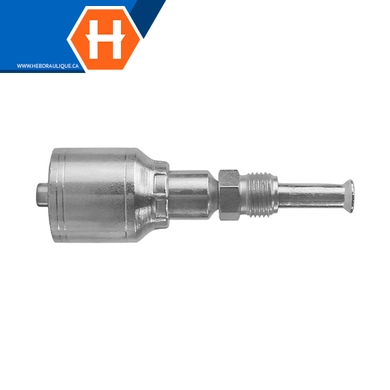Raccord 1pc mâle SAE « inverted flare » tournant
