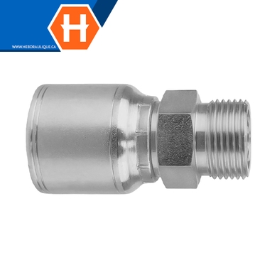 Raccord 1pc mâle ORFS