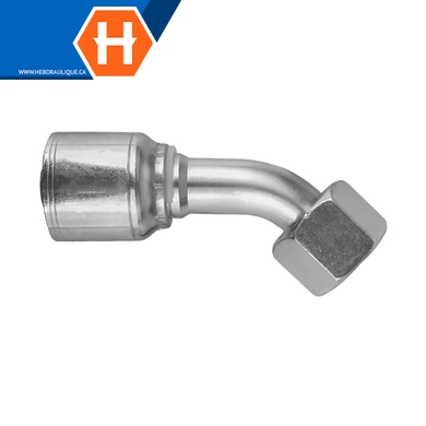Raccord 1pc 45° fem. ORFS tournant
