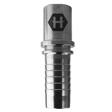 Embout 2pcs lisse métrique DIN L en inox