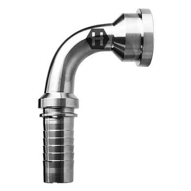 Bride 2pcs 90° SAE code 61 en inox