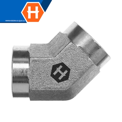 F.NPT elbow 45° nipple adapter