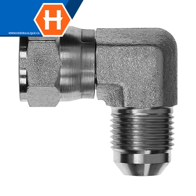 F.JIC swivel x M.JIC elbow 90° adapter