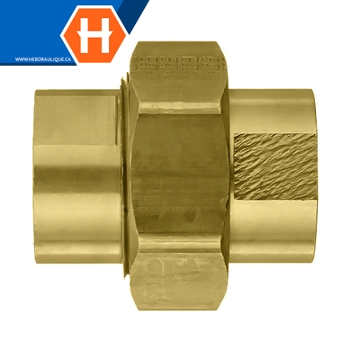 Adaptateur union laiton - F.NPT