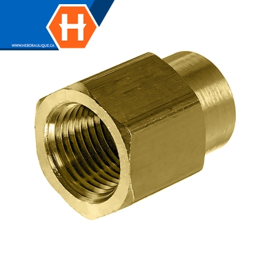 Adaptateur union réducteur laiton - F.NPT