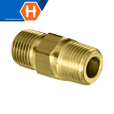 Adaptateur union hex laiton - M.NPT