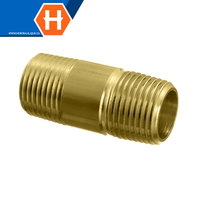 Adaptateur union long laiton - M.NPT
