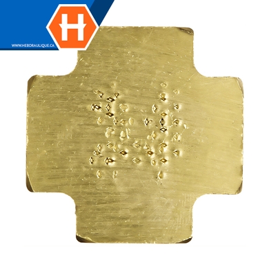 Adaptateur en croix laiton - F.NPT