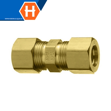 Adaptateur union à compression autocentré laiton