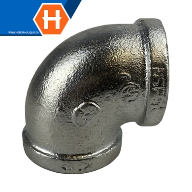 Coude 90° femelle #150 - acier galvanisé - F.NPT