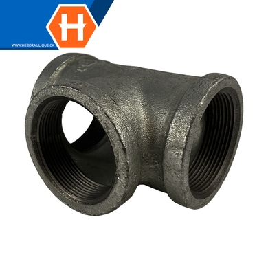 Galvanized steel pipe #150 tee - F.NPT
