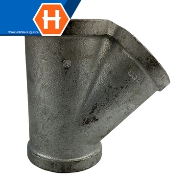 Galvanized steel pipe #150 Y female - F.NPT