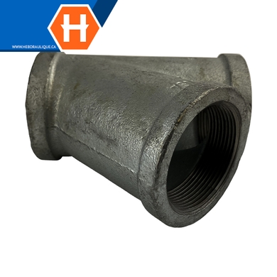 Y femelle #150 - acier galvanisé - F.NPT