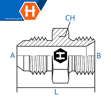 Adaptateur M.JIC x M.BSPP