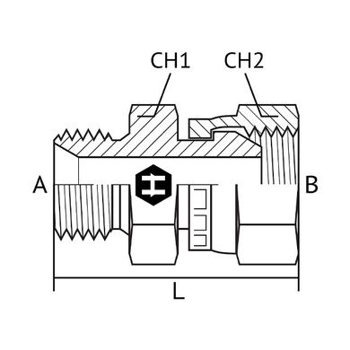 Adaptateur M.Métrique x F.BSPP tournant