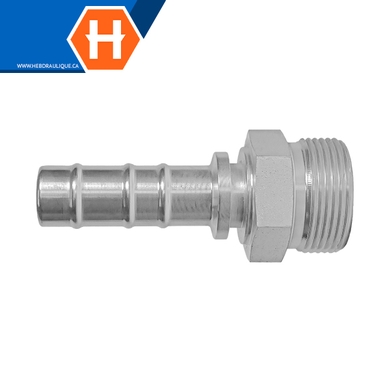 Raccord 2pcs THP mâle métrique DIN S