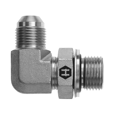 Adaptateur 90° M.JIC x M.BSPP ajustable