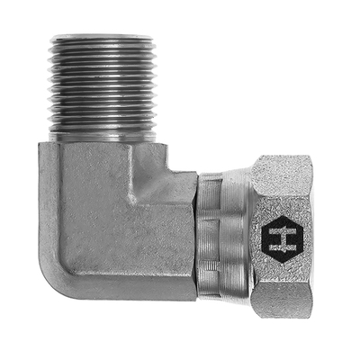 Adaptateur 90° M.BSPP x F.BSPP tournant