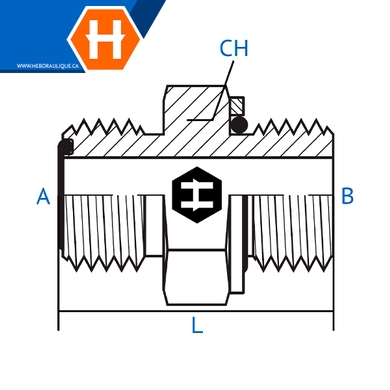 Adaptateur M.ORFS x M.BSPP